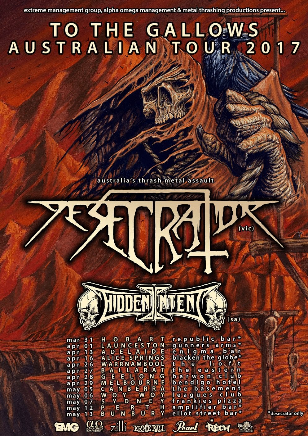 [AUS NEWS] DESECRATOR Announce Australian Tour HEAVY Magazine