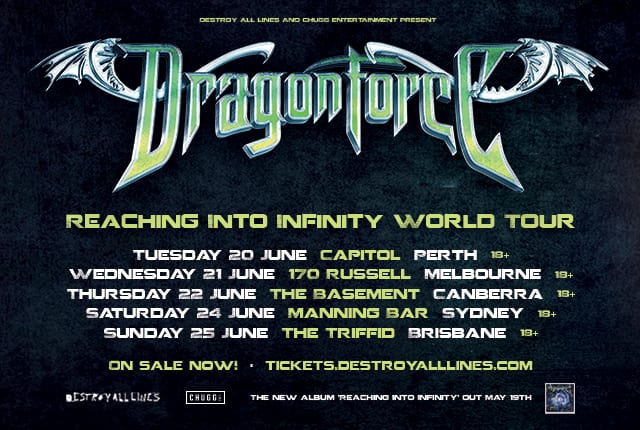 DragonForce Australian Tour Dates