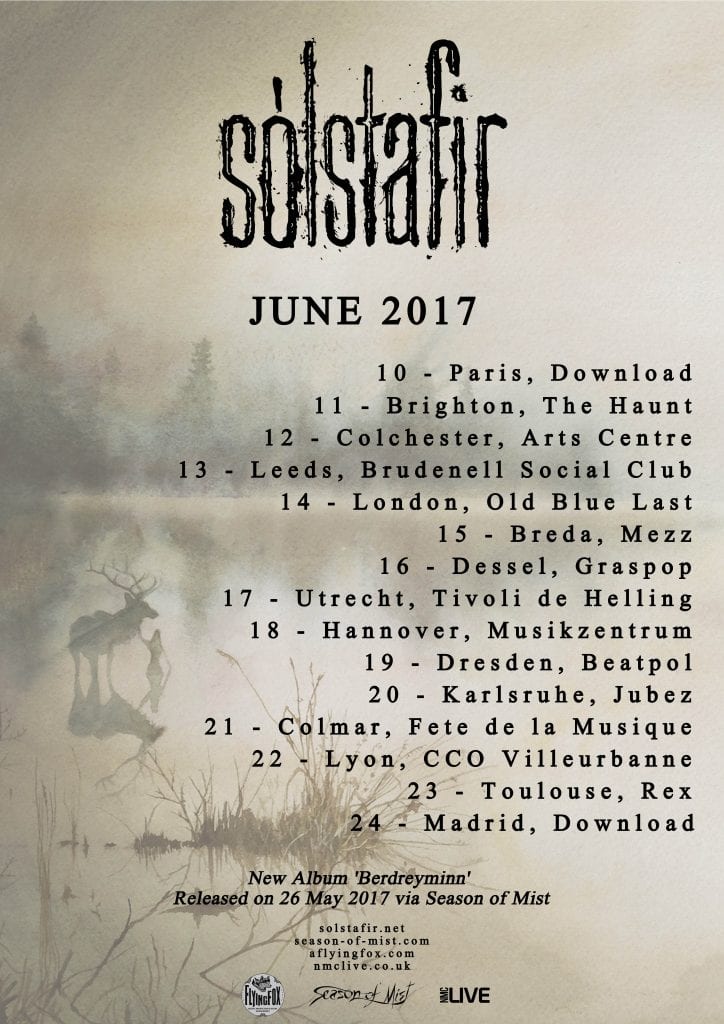 Solstafir Tour Poster
