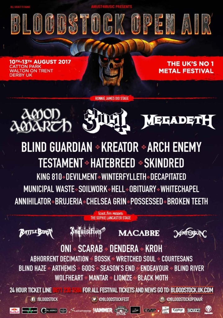 Bloodstock announce bands