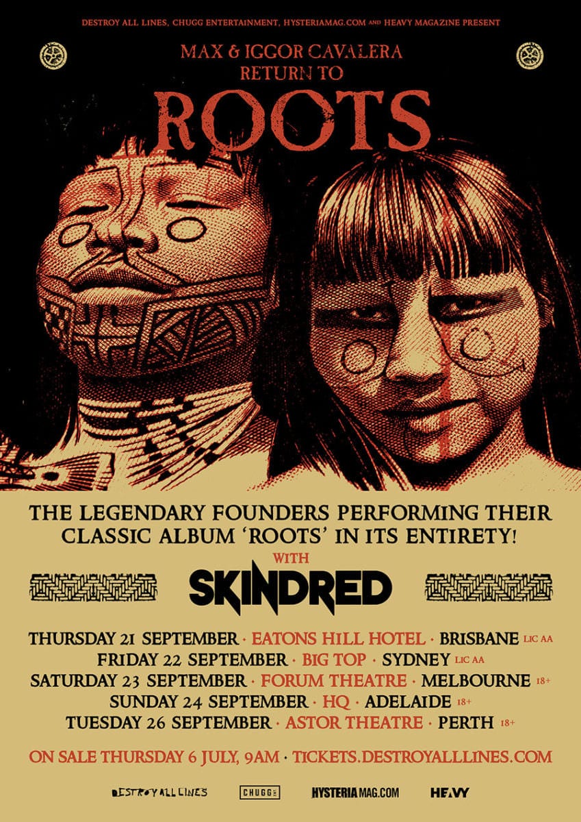 Roots Australian Tour poster