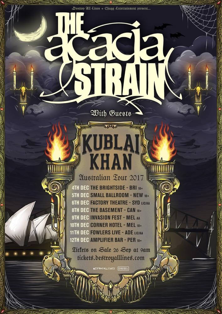 The Acacia Strain Australian Tour with Kublai Khan HEAVY Magazine