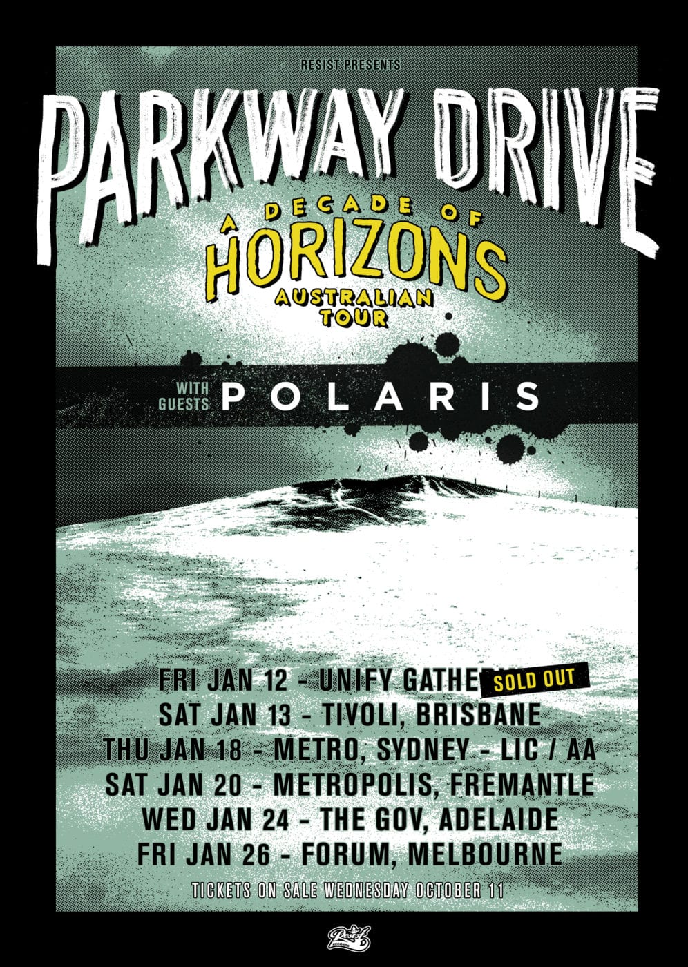 parkway drive tour australia 2024