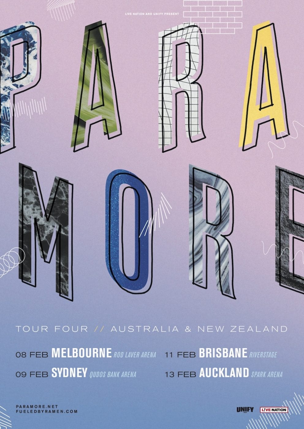 will paramore tour australia