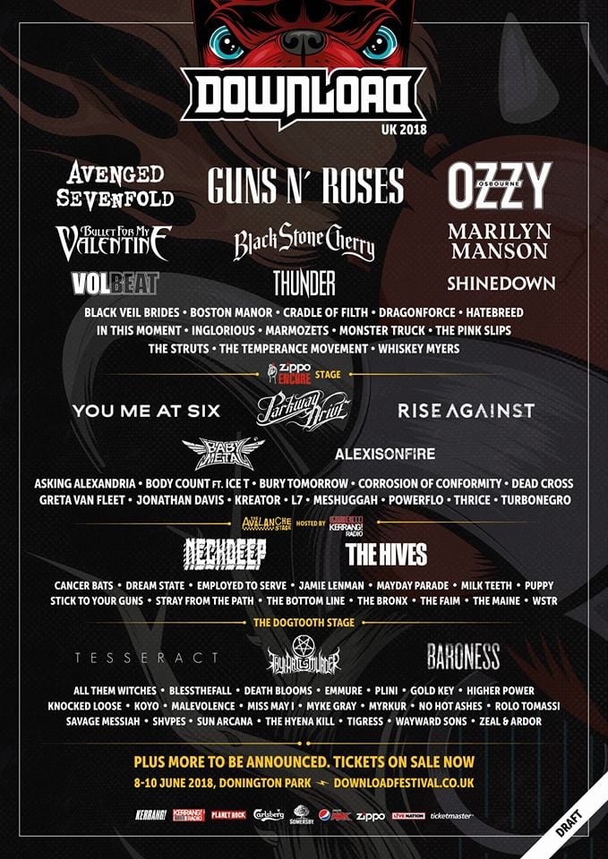 Download Festival Uk Gets Even Bigger 65 Acts Announced Heavy Magazine