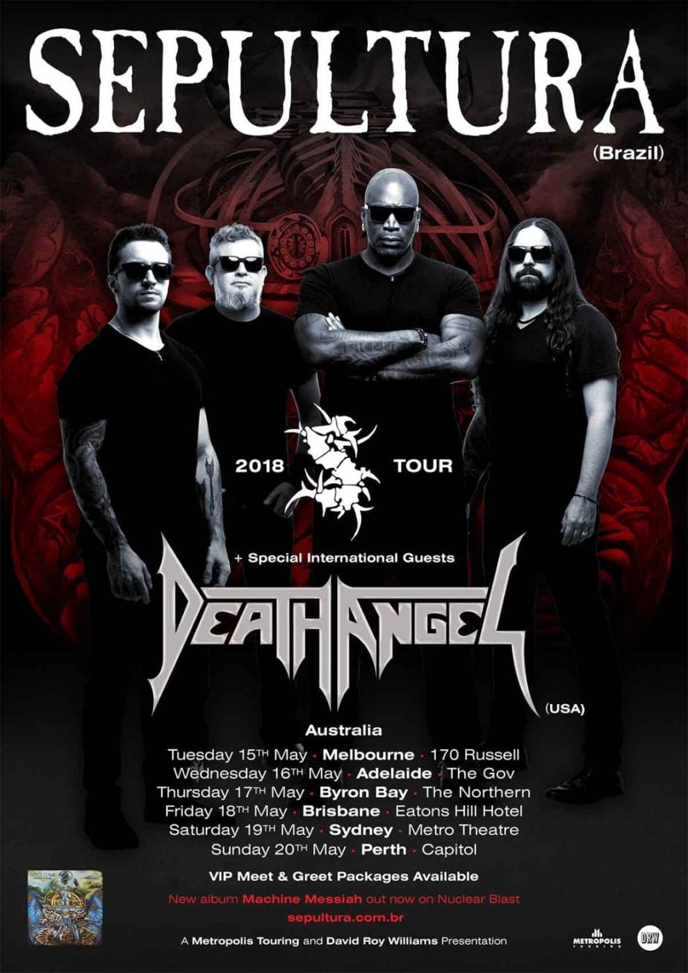 Sepultura Announce Byron Bay Show HEAVY Magazine