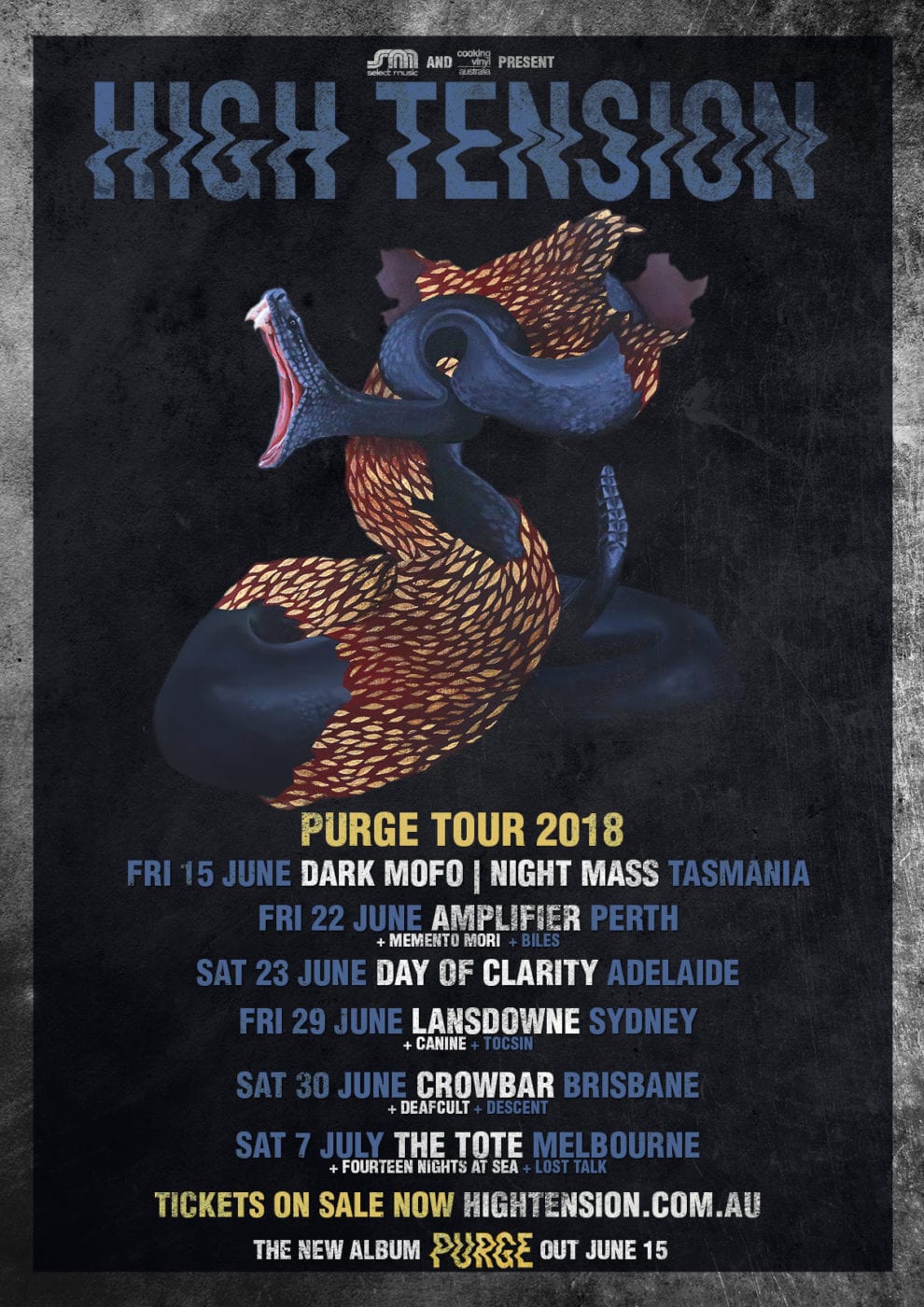 HIGH TENSION Purge Tour Dates