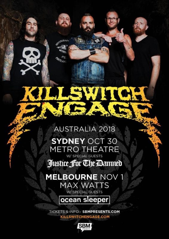 Killswitch-Engage-Tour-Poster 2018 JFTD OCEAN SLEEPER