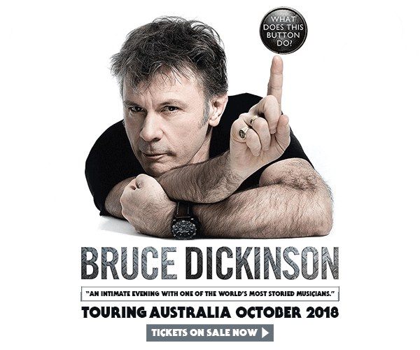 Bruce Dickinson Austrlian Tour