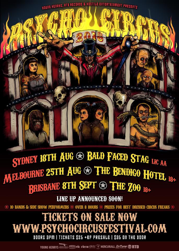 Psycho Circus Festival Poster