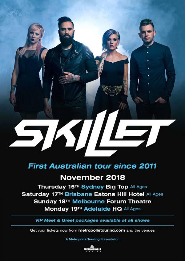 SKILLET Announce Australian Tour HEAVY Magazine