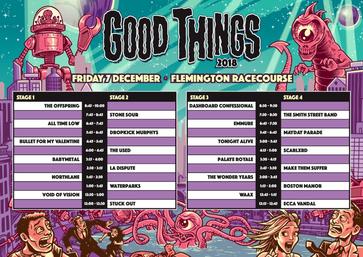 GOOD THINGS FESTIVAL Timetable + App Now Available! HEAVY Magazine