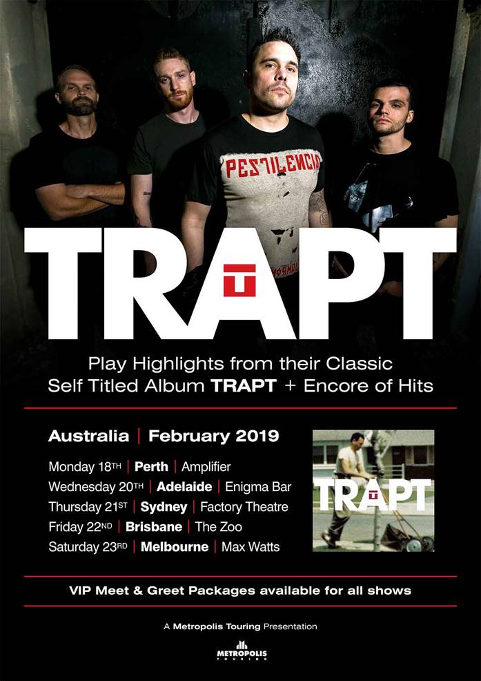 TRAPT Australian Tour Dates HEAVY Magazine