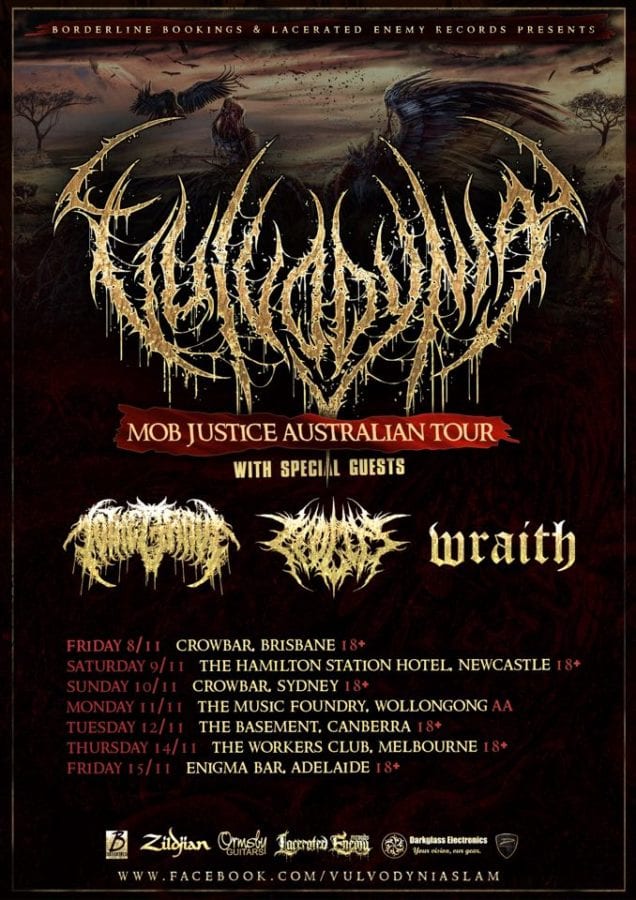 Vulvodynia Australia tour poster