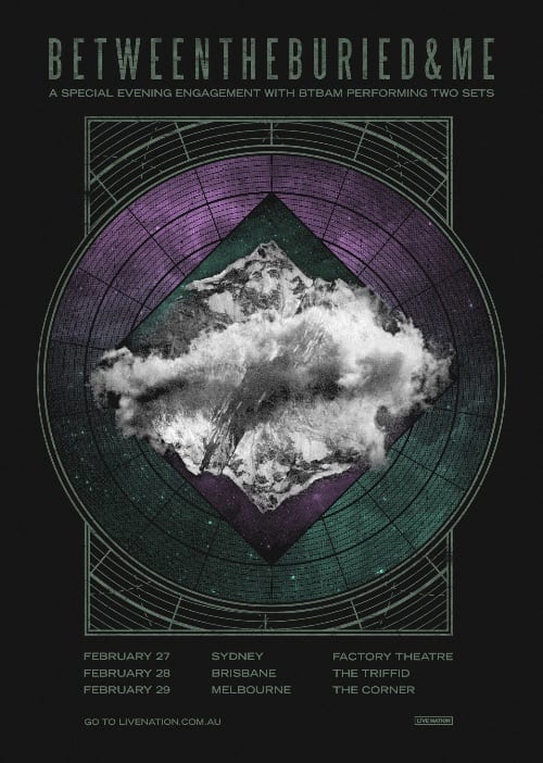 Between The Buried And Me Tour Poster