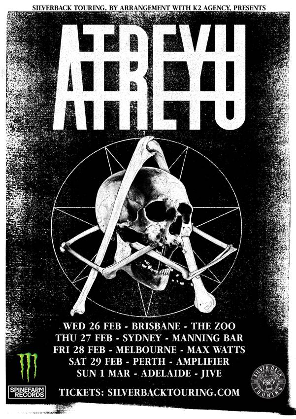 ATREYU Australian Tour Dates 2020 HEAVY Magazine