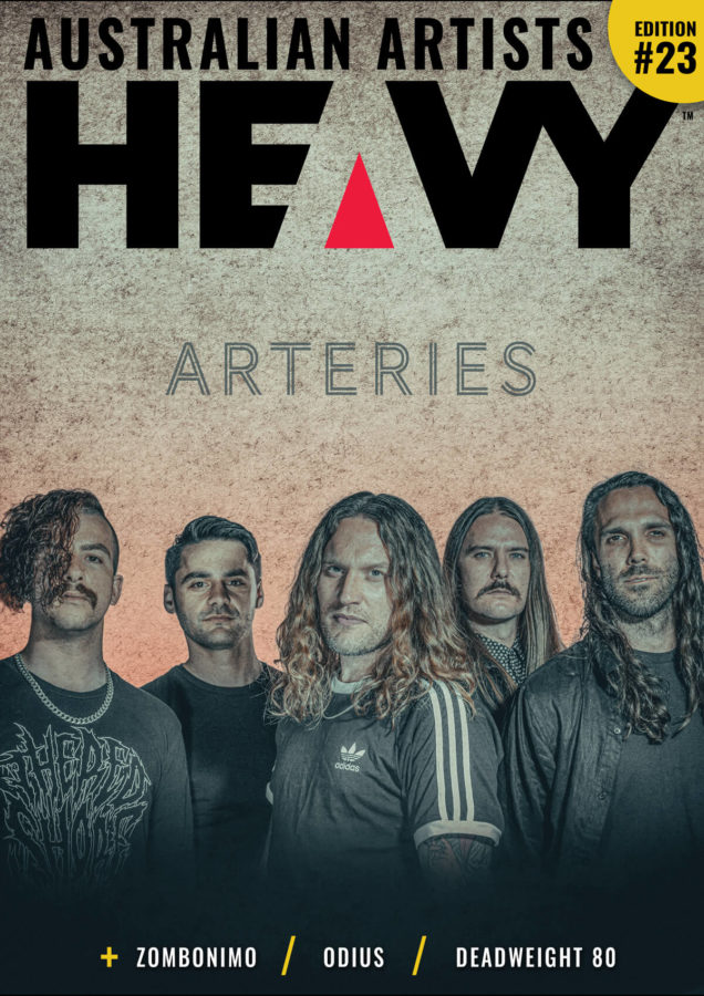 Heavy Magazine cover with Arteries