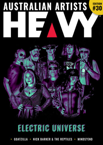 HEAVY Magazine - Australian Issue #30 cover with Electric Universe