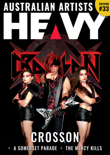 HEAVY Magazine cover with Crosson band