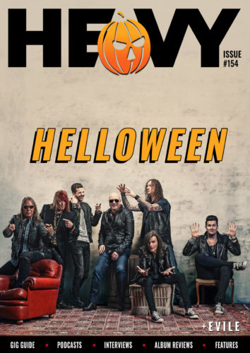 HEAVY Magazine cover with Helloween