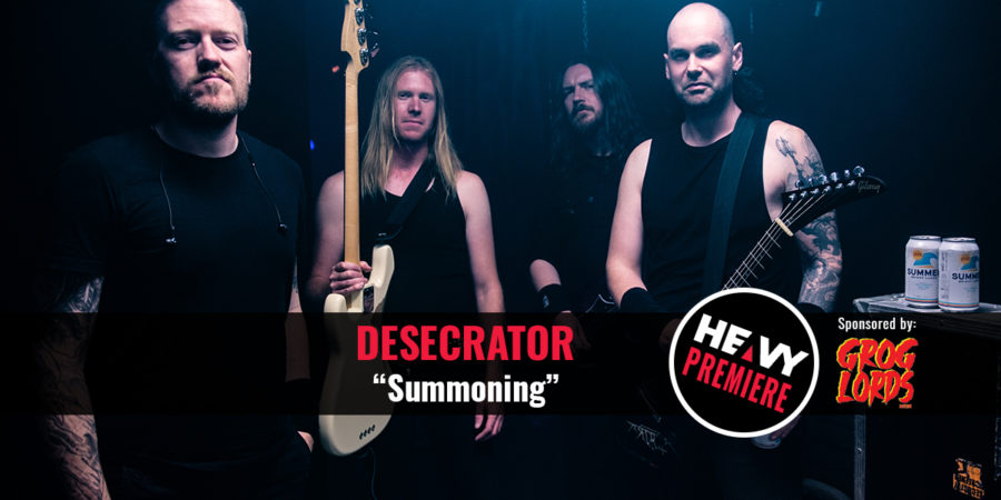 HEAVY Premiere: DESECRATOR “Summoning”