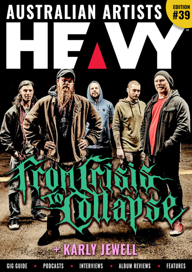 HEAVY Magazine Cover with From Crisis to Collapse
