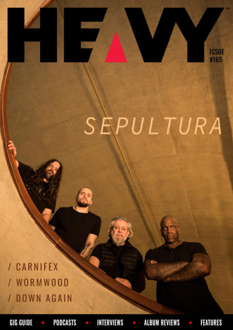 HEAVY Magazine cover #164 with Sepultura