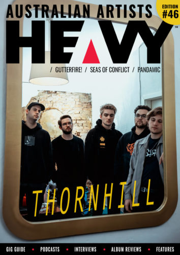 HEAVY Magazine cover with Thornhill band