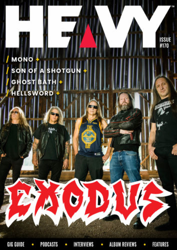 HEAVY Magazine cover with Exodus band