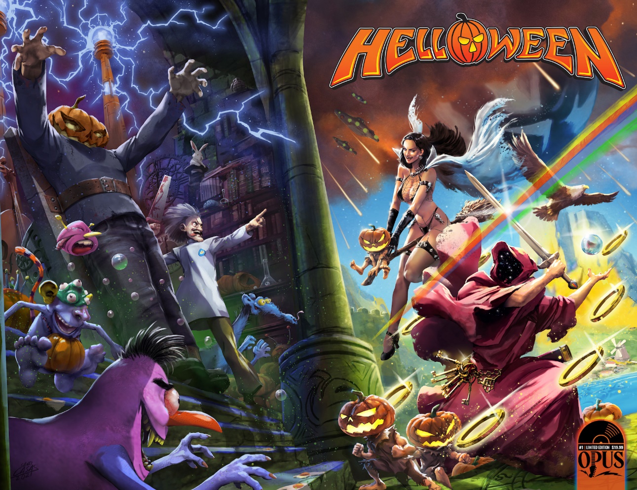 HELLOWEEN Comic Book & Action Figures | HEAVY Magazine