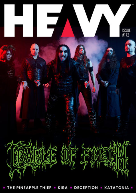 HEAVY Magazine Cover with Cradle Of Filth