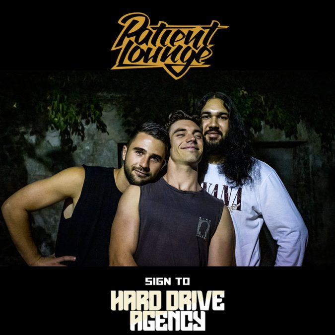 PATIENT LOUNGE Sign To Hard Drive Agency