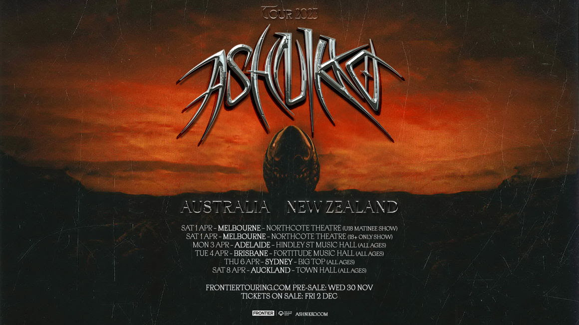 FRONTIER TOURING Presents ASHNIKKO Australian Tour