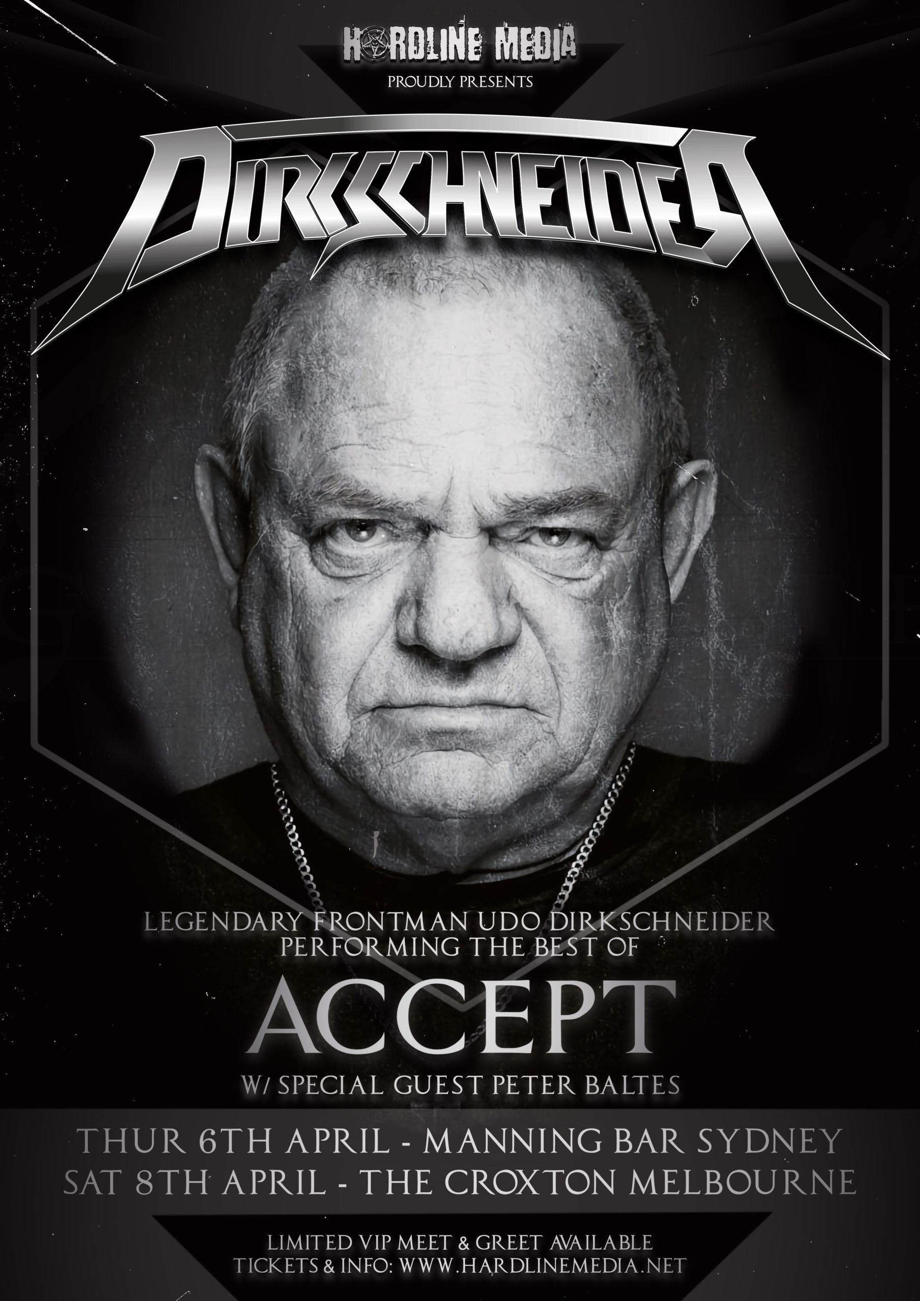 UDO DIRKSCHNEIDER To Tour Down Under HEAVY Magazine