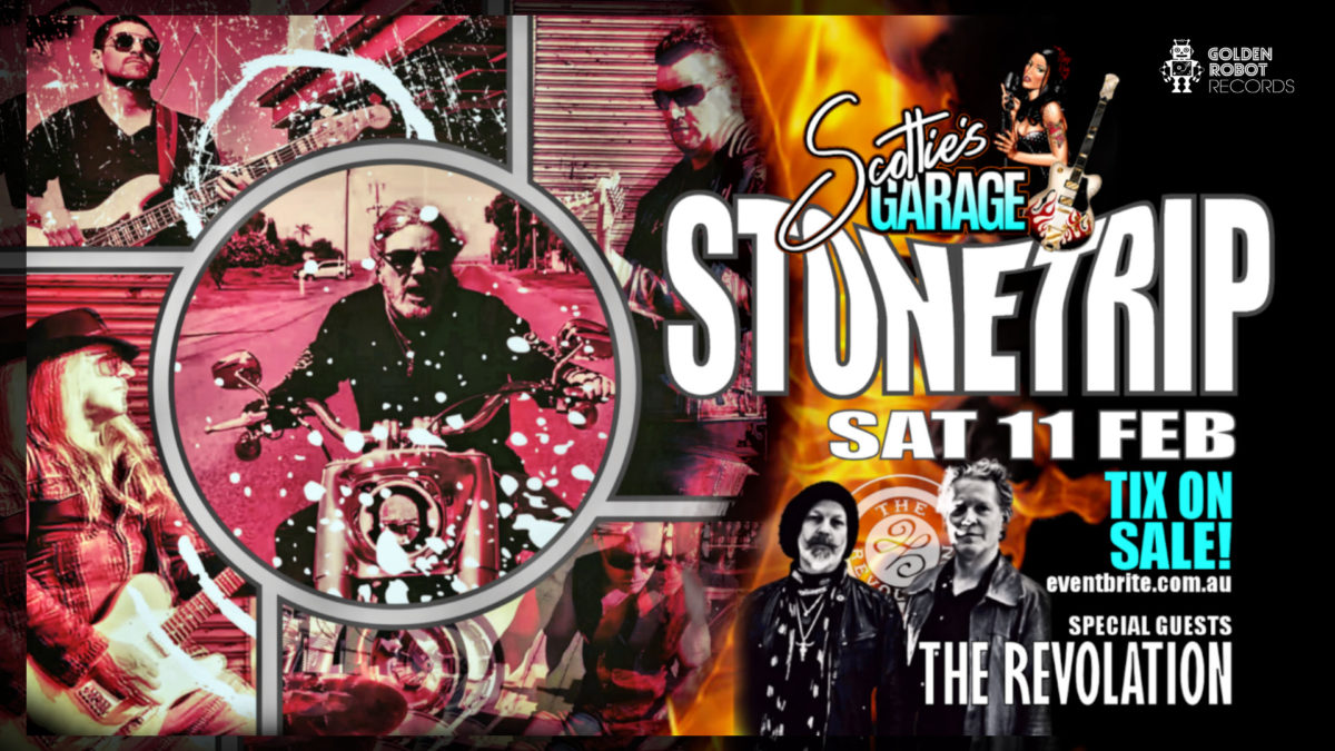 STONETRIP With Signed EP Giveaway At Upcoming SCOTTIES GARAGE Show