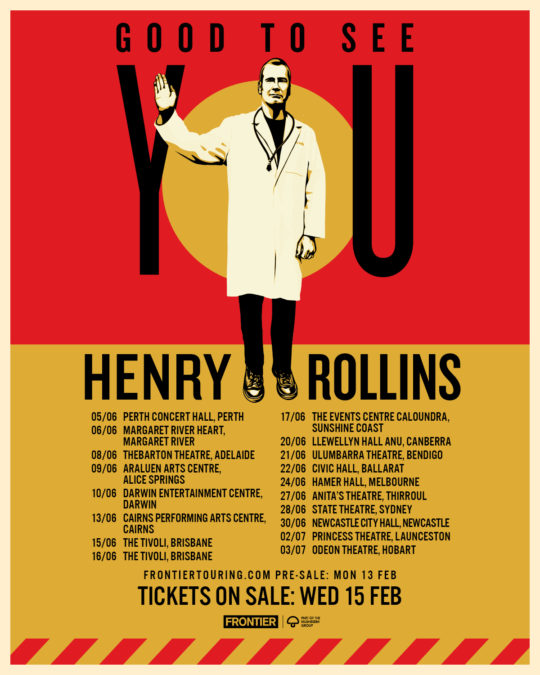 henry rollins tour perth