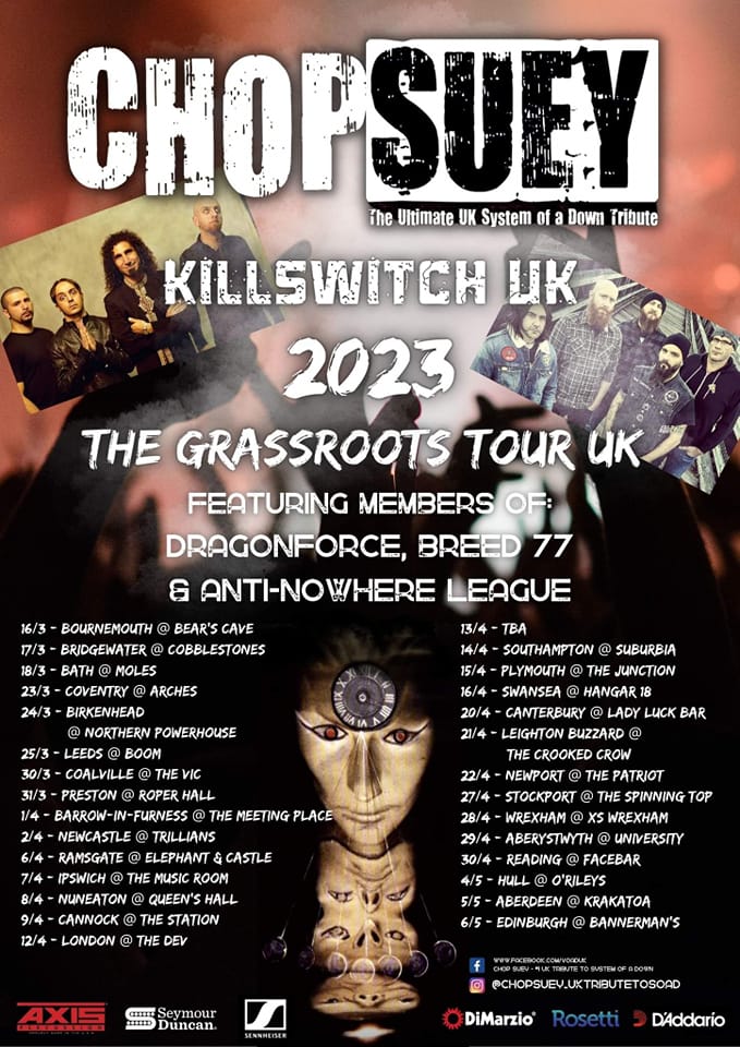 Taking Away The Stigma Surrounding Tribute Bands With CHOP SUEY, THE ALLSTAR UK TRIBUTE TO