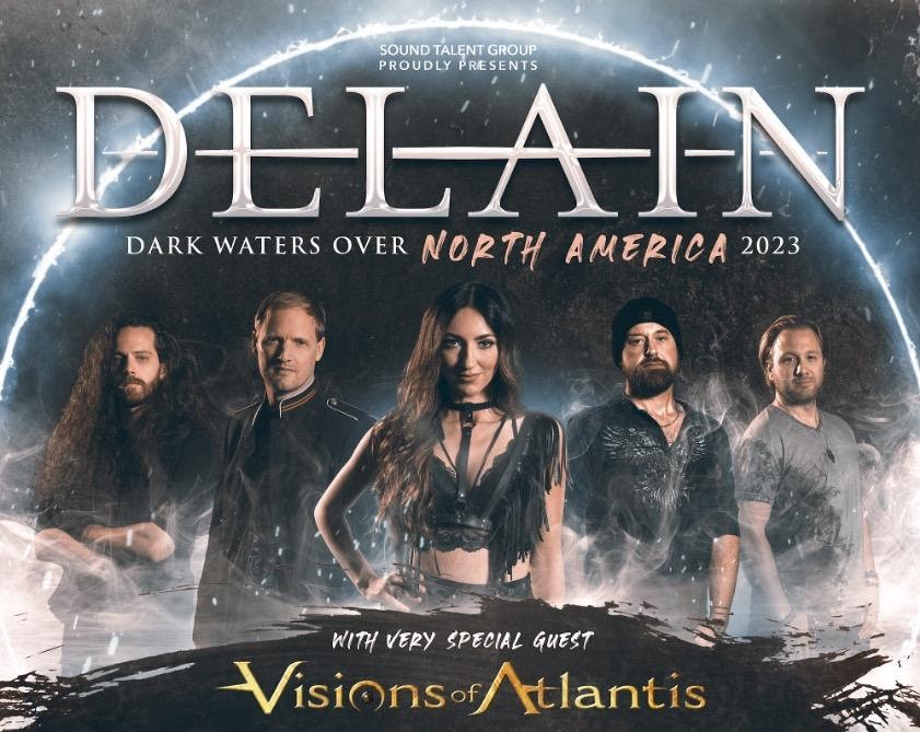 DELAIN Announce North American Tour With VISIONS OVER ATLANTIS