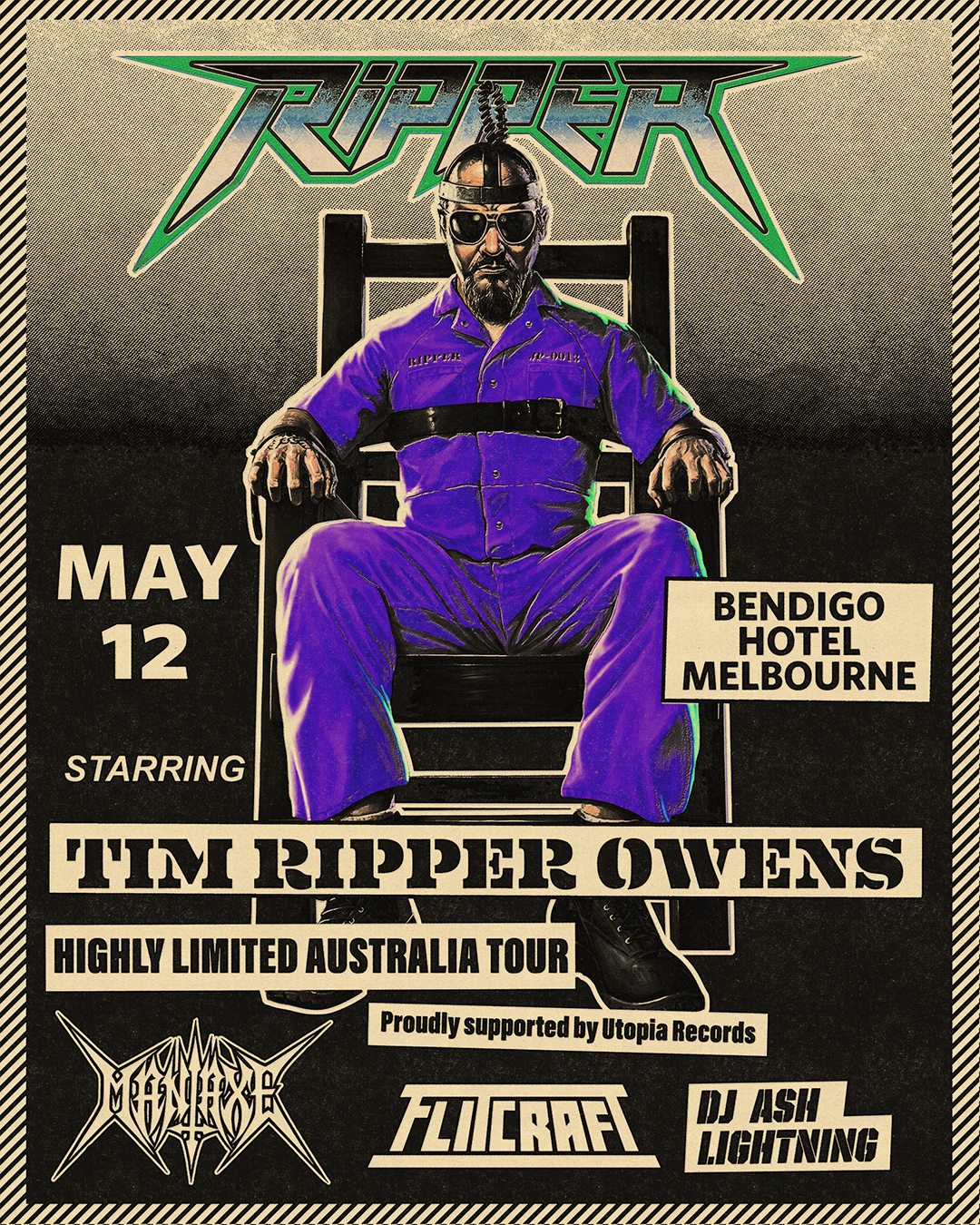 TIM RIPPER OWENS In Australia For Two Shows ONLY This Weekend | HEAVY ...