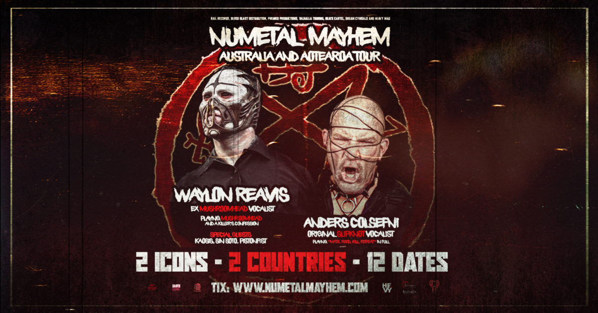 NUMETAL MAYHEM To Bring Members Of MUSHROOMHEAD & SLIPKNOT Together For Exclusive Australian And New Zealand Dates