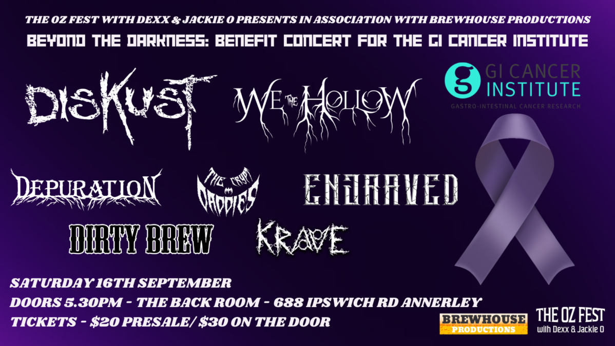 BEYOND THE DARKNESS Benefit Concert To Rock THE BACK ROOM On September 16