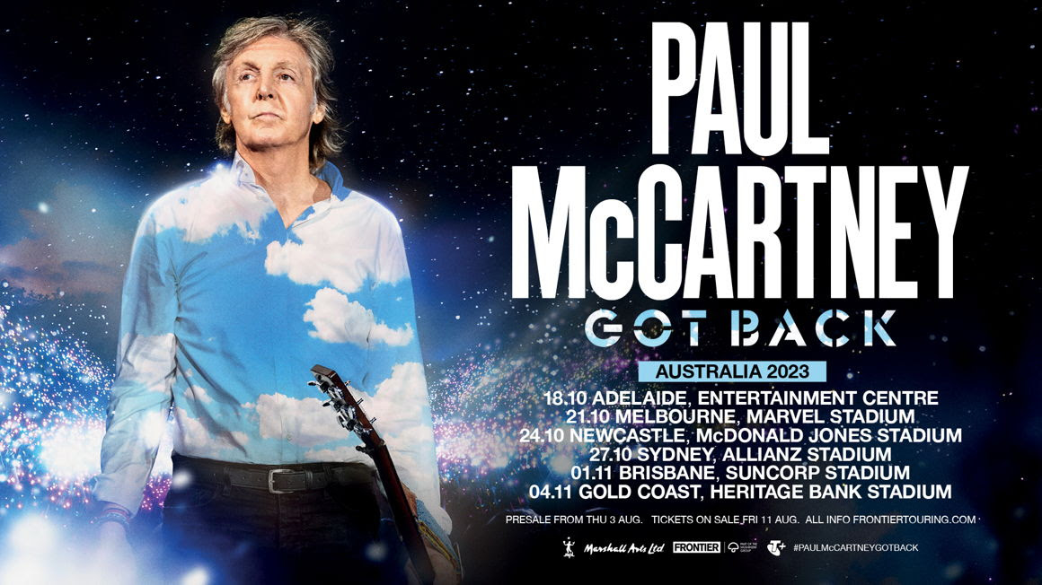 PAUL McCARTNEY To Bring GOT BACK TOUR Down Under This October