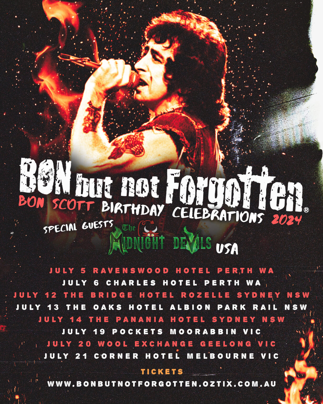 BON BUT NOT FORGOTTEN Announce AC/DC 50th Anniversary Tour With THE ...