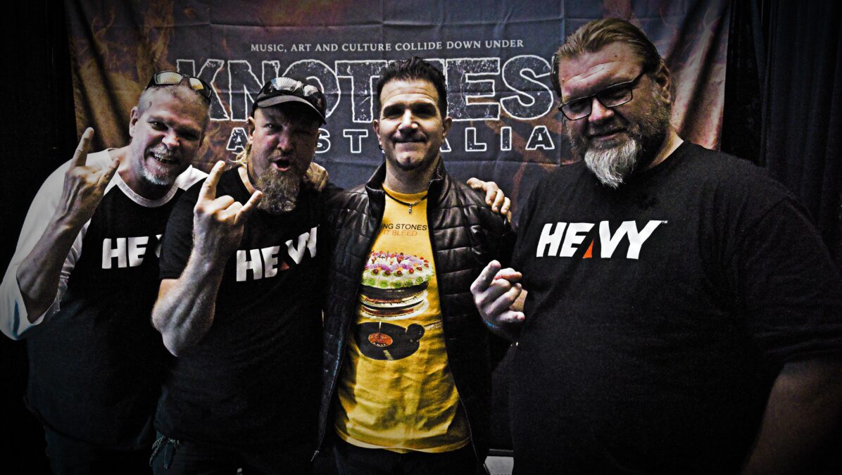 Backstage At KNOTFEST MELBOURNE With CHARLIE BENANTE From PANTERA
